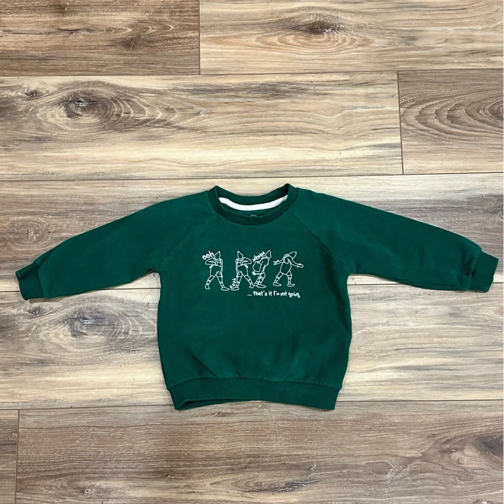 Caden Lane Toddler Boy Girl Grinch Crewneck Sweatshirt Sz 2T EUC